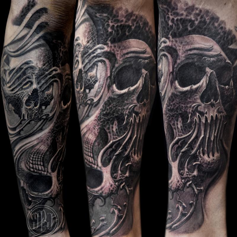 Hear No Evil See No Evil Speak No Evil Skulls By Jose Perez Jr TattooNOW